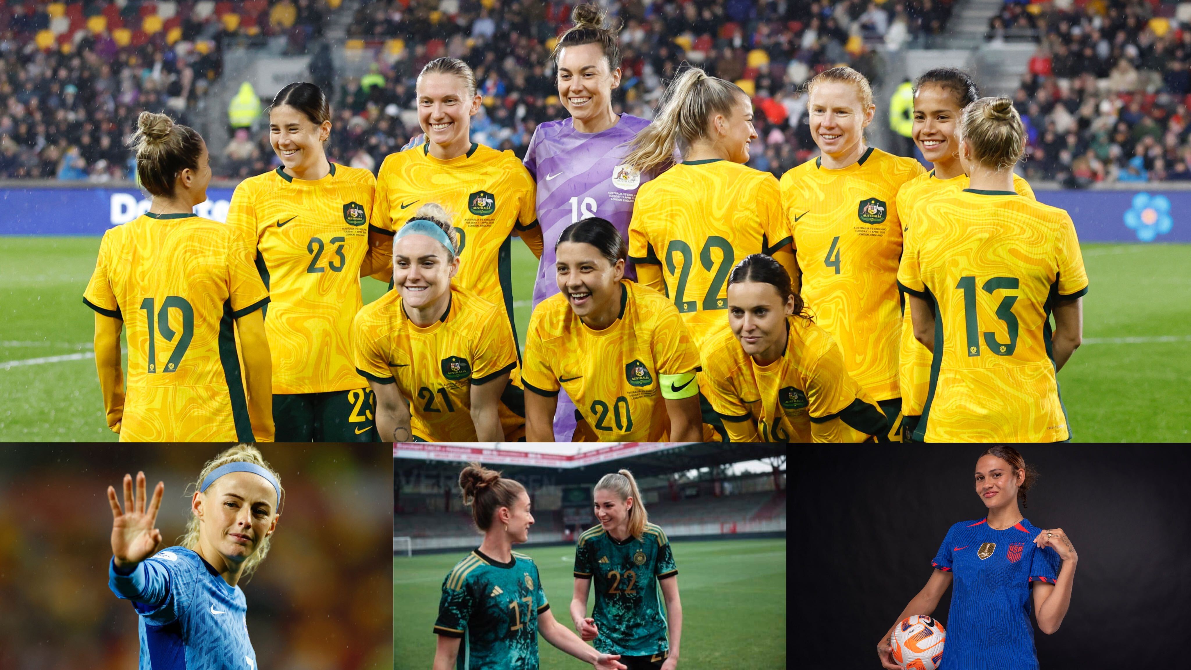 Matildas reveal new kit for 2023 Women's World Cup in Australia