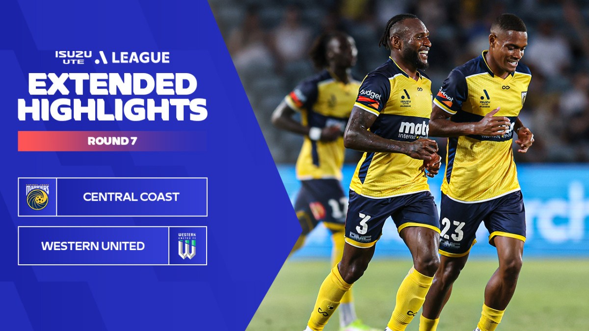 Central Coast Mariners v Western United FC Extended Highlights