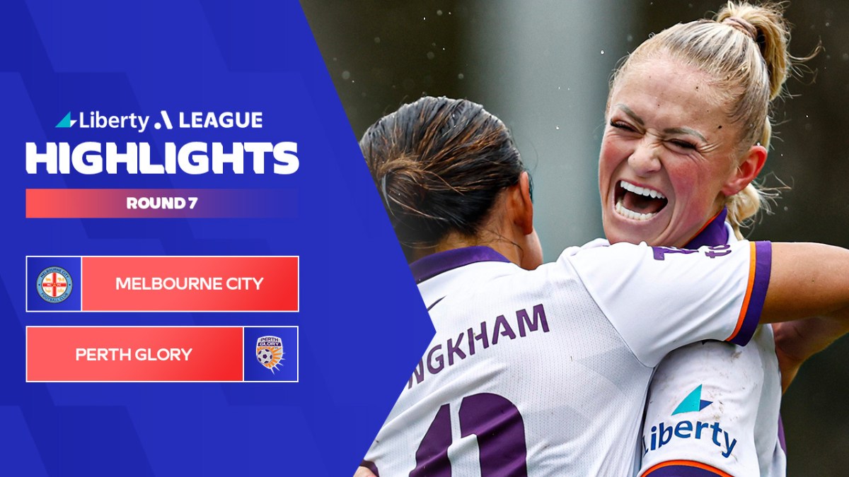 Melbourne City V Perth Glory Highlights Liberty A League 2023 24 Round 07 A League Women