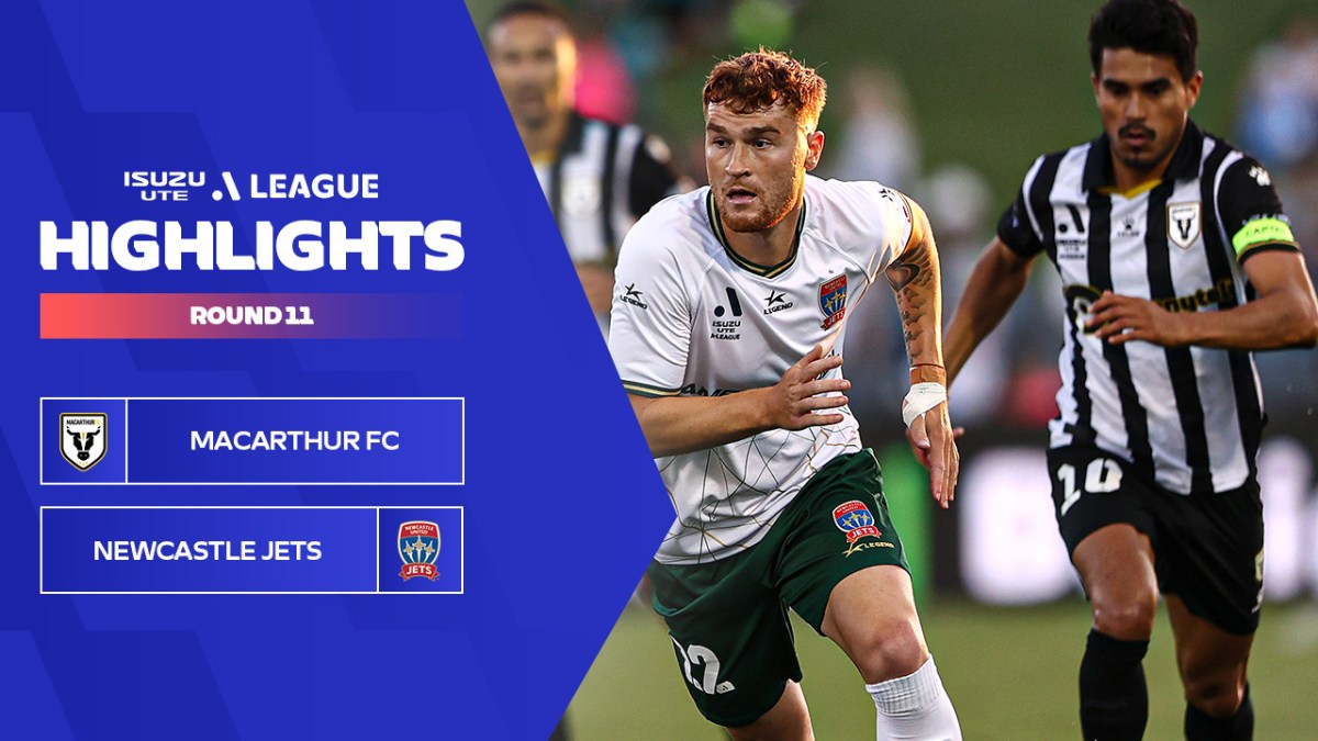 Macarthur Fc V Newcastle Jets Highlights Isuzu Ute A League 2023 24 Round 11 A League