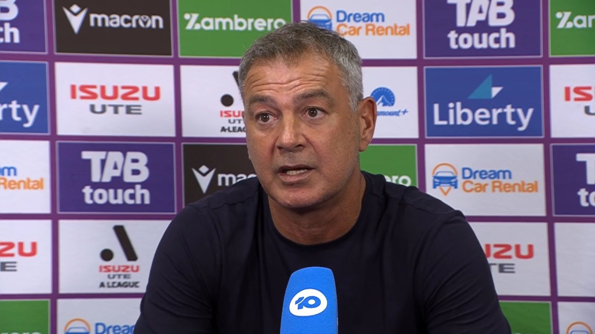 Marko Rudan Press Conference Perth Glory v Western Sydney Wanderers