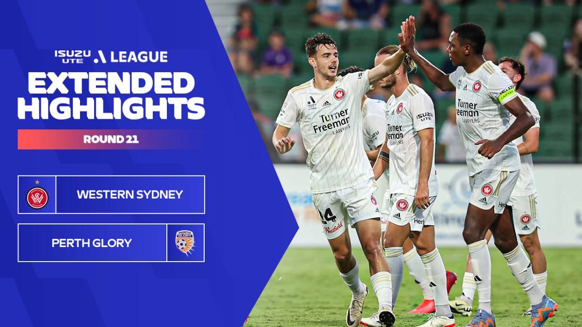 Perth Glory v Western Sydney Wanderers FC Extended Highlights Isuzu