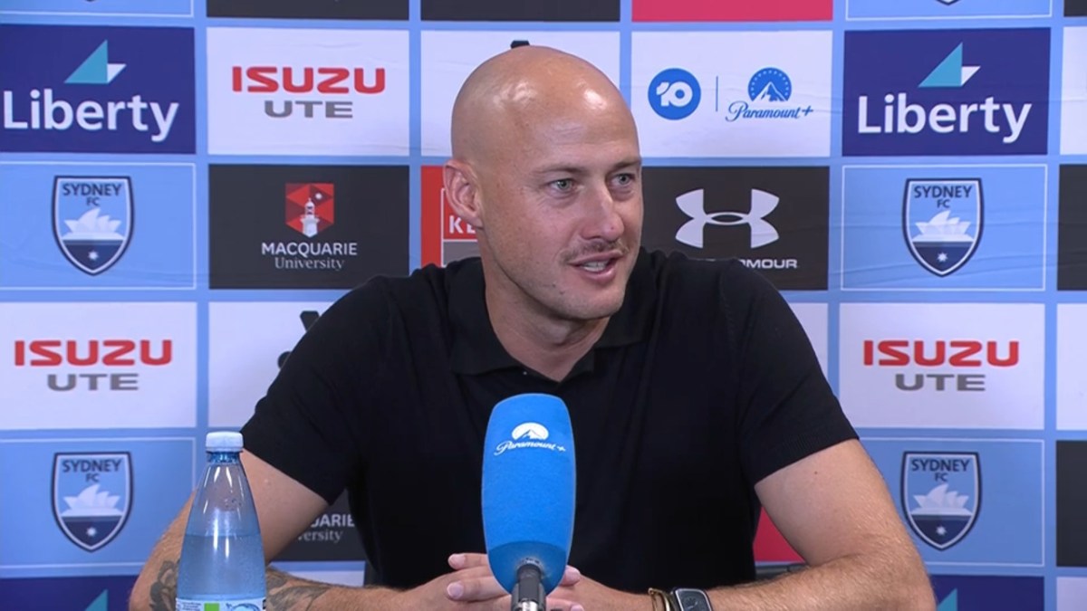 Ruben Zadkovich Press Conference Sydney FC v Brisbane Roar A