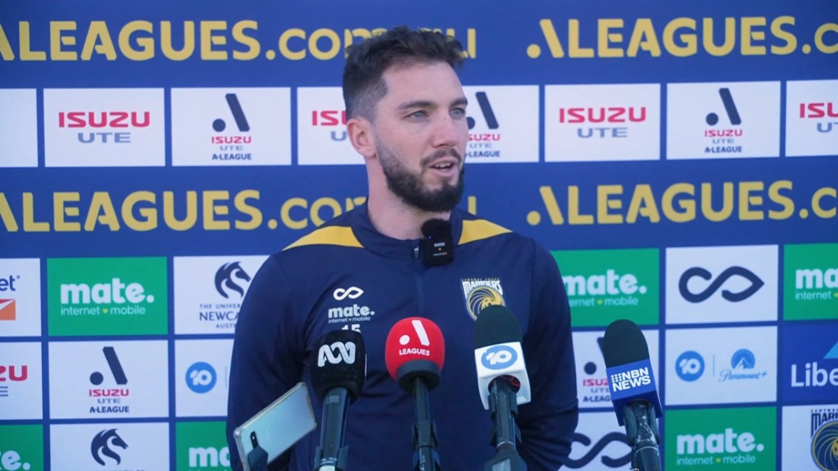 Storm Roux Pre Match Press Conference Central Coast Mariners V