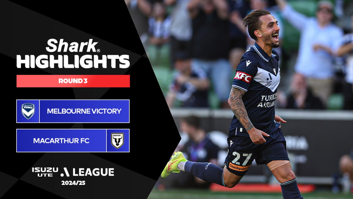 Melbourne Victory v Macarthur Bulls Shark Highlights Isuzu UTE A