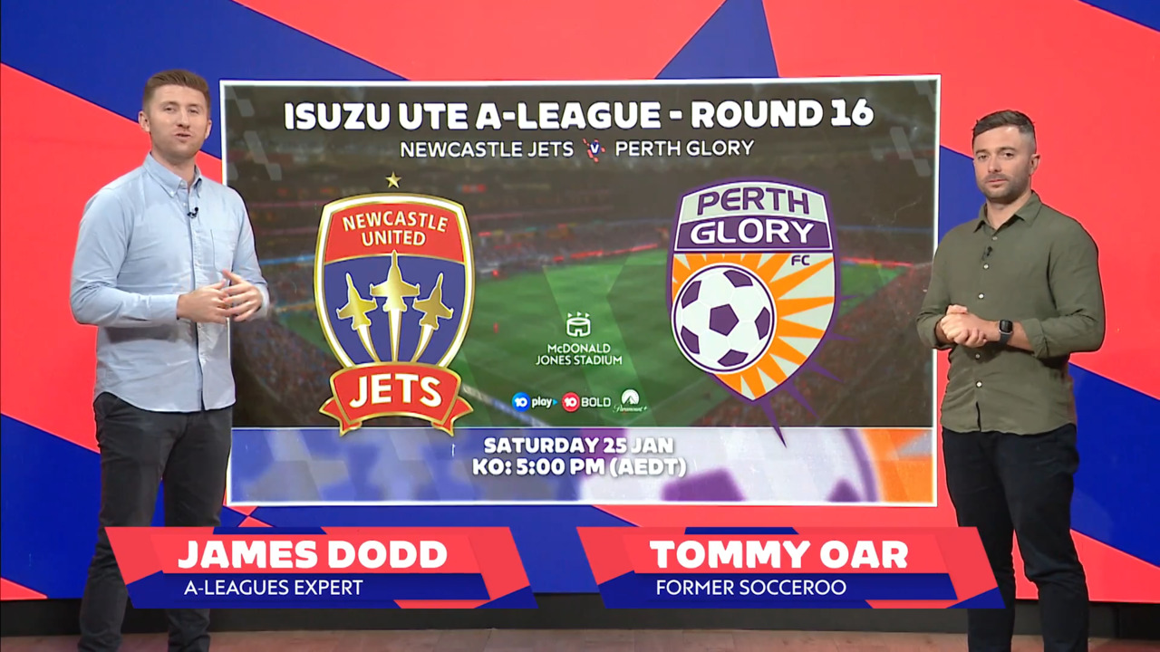 Newcastle Jets v Perth Glory | Round 16 Preview | Isuzu UTE A