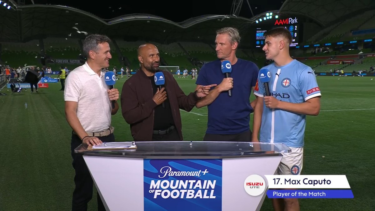 Max Caputo | Post-Match Interview | Melbourne City v Macarthur Bulls ...