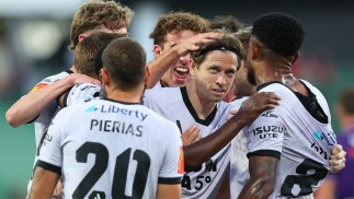 Craig Goodwin’s early goal ensures 10-man Adelaide take all three points back from Perth