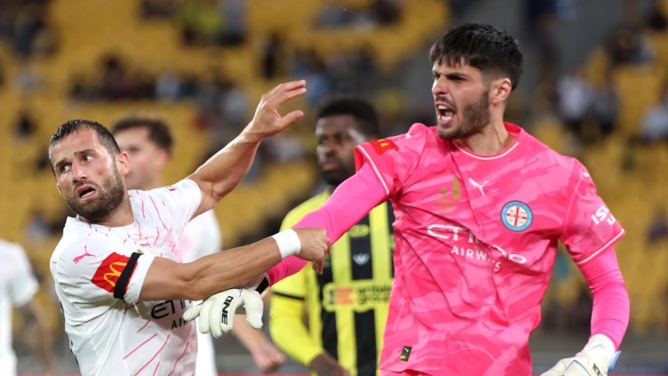 Late penalty save sees Melbourne City stifle Wellington’s 500th match celebrations in error riddled draw