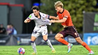 Points shared between Brisbane and Perth in physical encounter