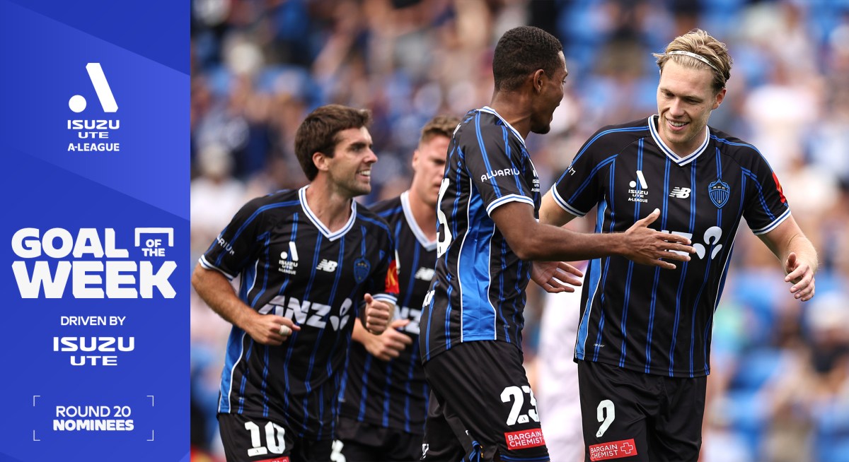 Vote for A-League Men Goal of the Week, Round 20