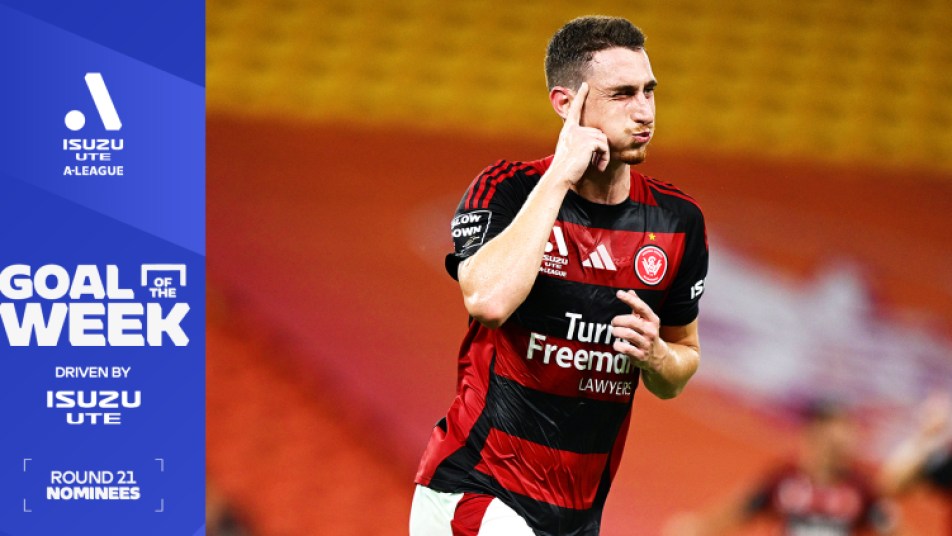 Đề cử Bàn thắng đẹp nhất vòng 21 A-League: Bạn chọn ai?