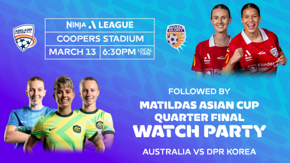 Lễ hội bóng đá nữ tại Coopers: Đấu A-League và Tiệc xem Matildas tại Asian Cup