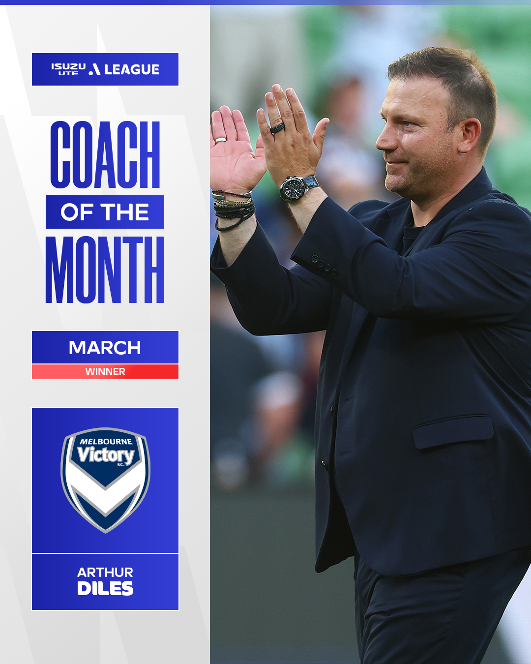 March Coach Drop Arthur Diles named March Coach of the Month