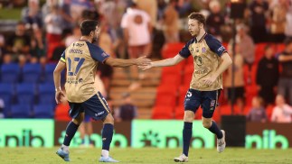 Wilmering strikes late to rescue a point for Newcastle against Adelaide