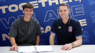Newcastle Jets reward young striker Goodwin with scholarship deal
