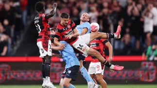 Sydney Derby ends in stalemate as Sky Blues and Wanderers can’t be split